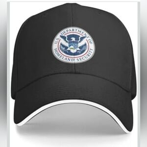 Black Cap with Homeland Security Logo